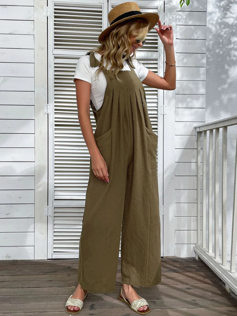 ACACIA OVERALLS - OLIVE - Image 2
