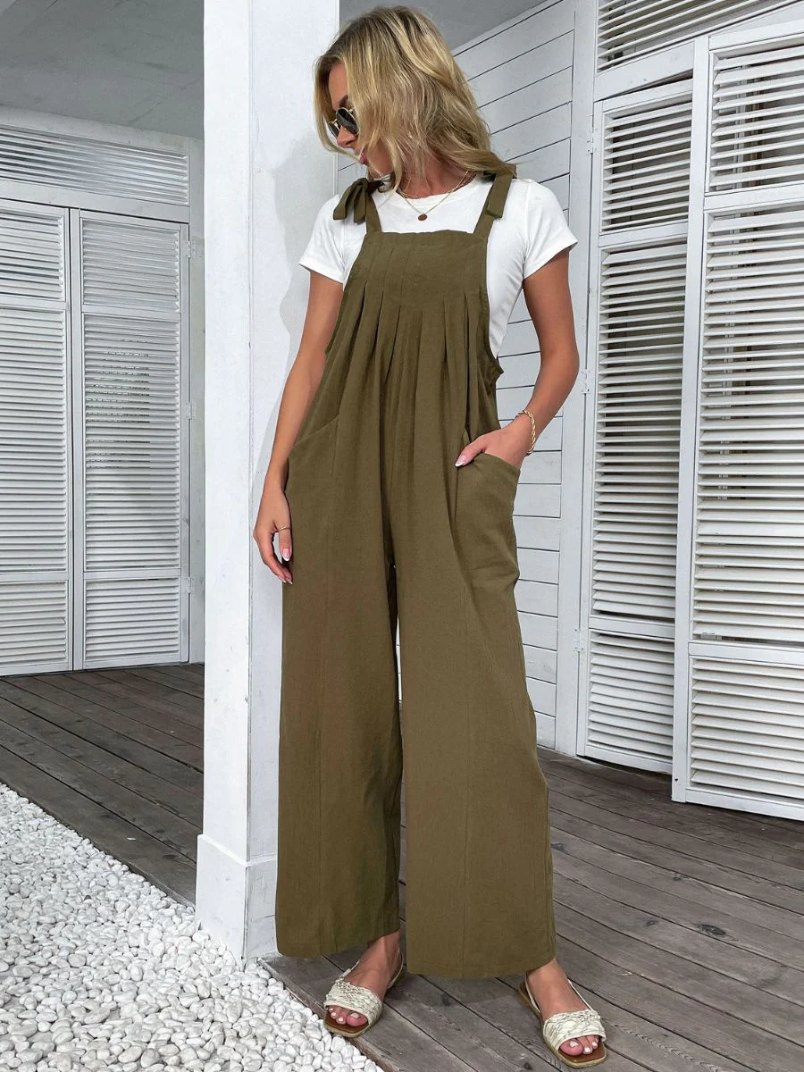 ACACIA OVERALLS - OLIVE - Image 4