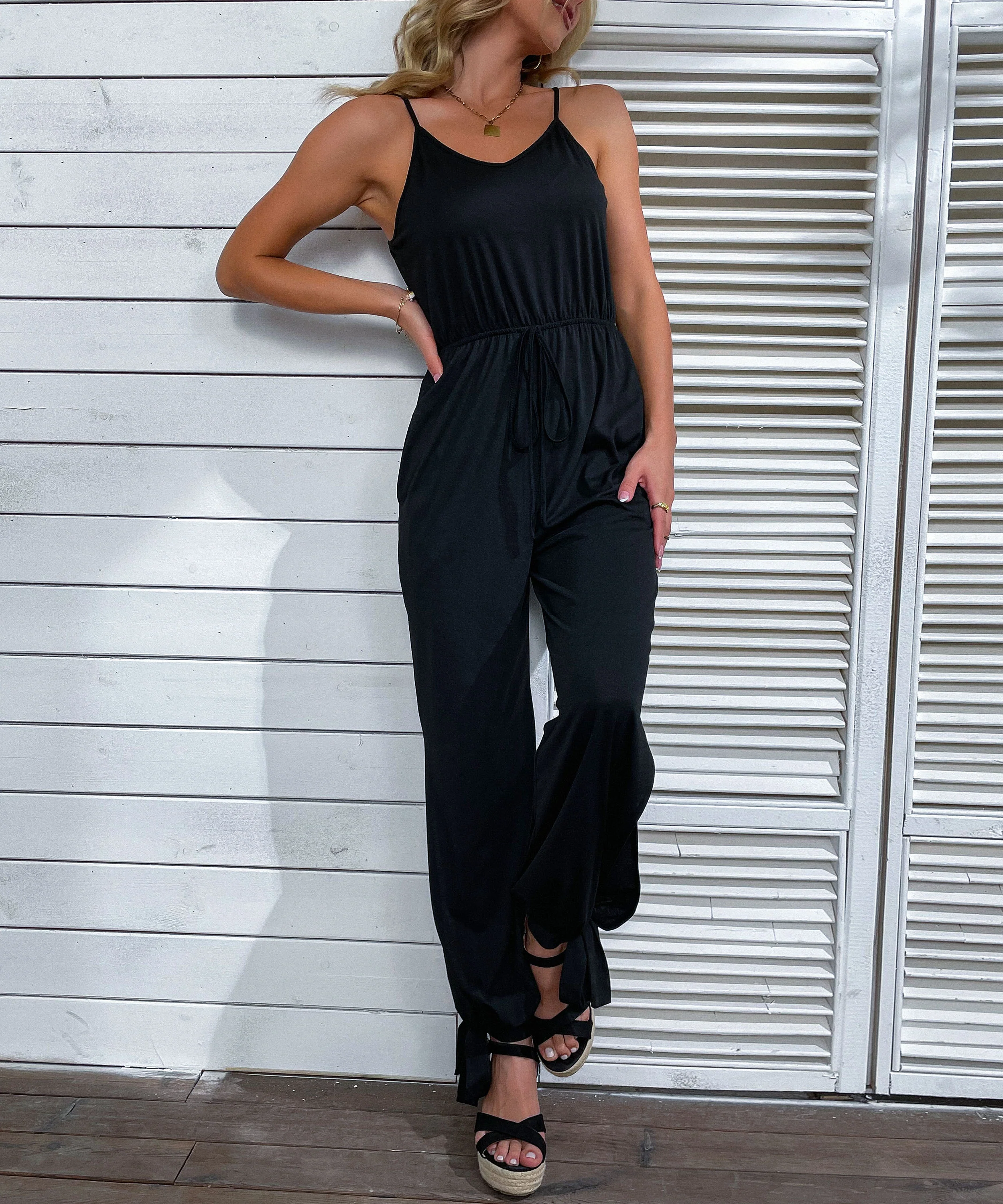 AMARYLLIS JUMPSUIT - BLACK - Image 4