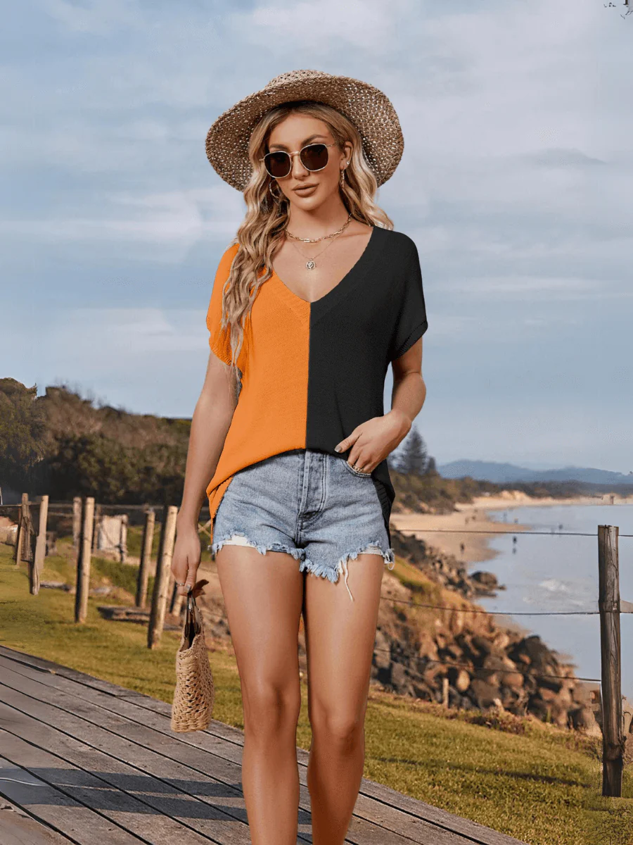 Arthur Knit Cotton Blend Color Block Tank - Image 12