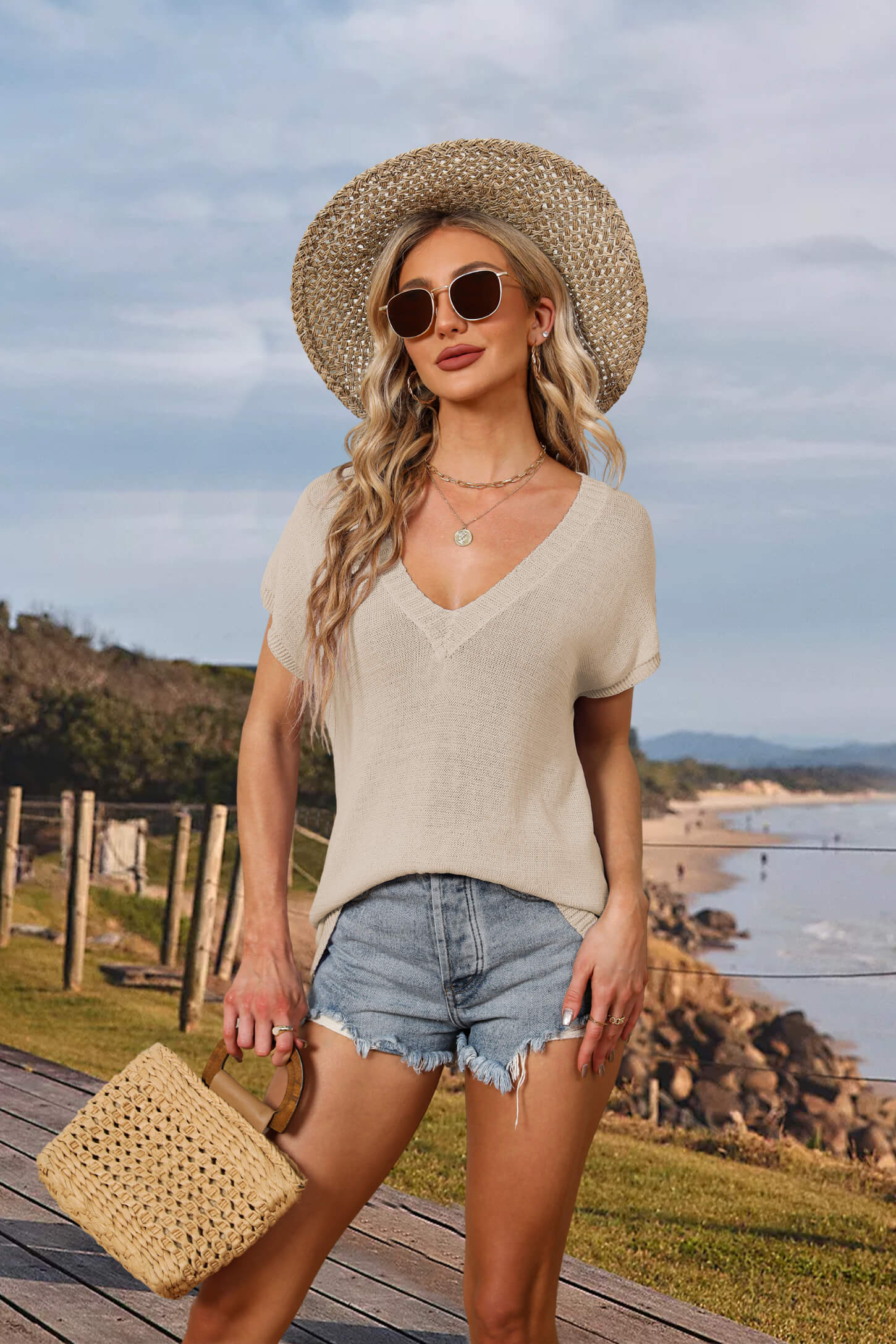 Arthur Knit Cotton Blend Top - Image 4