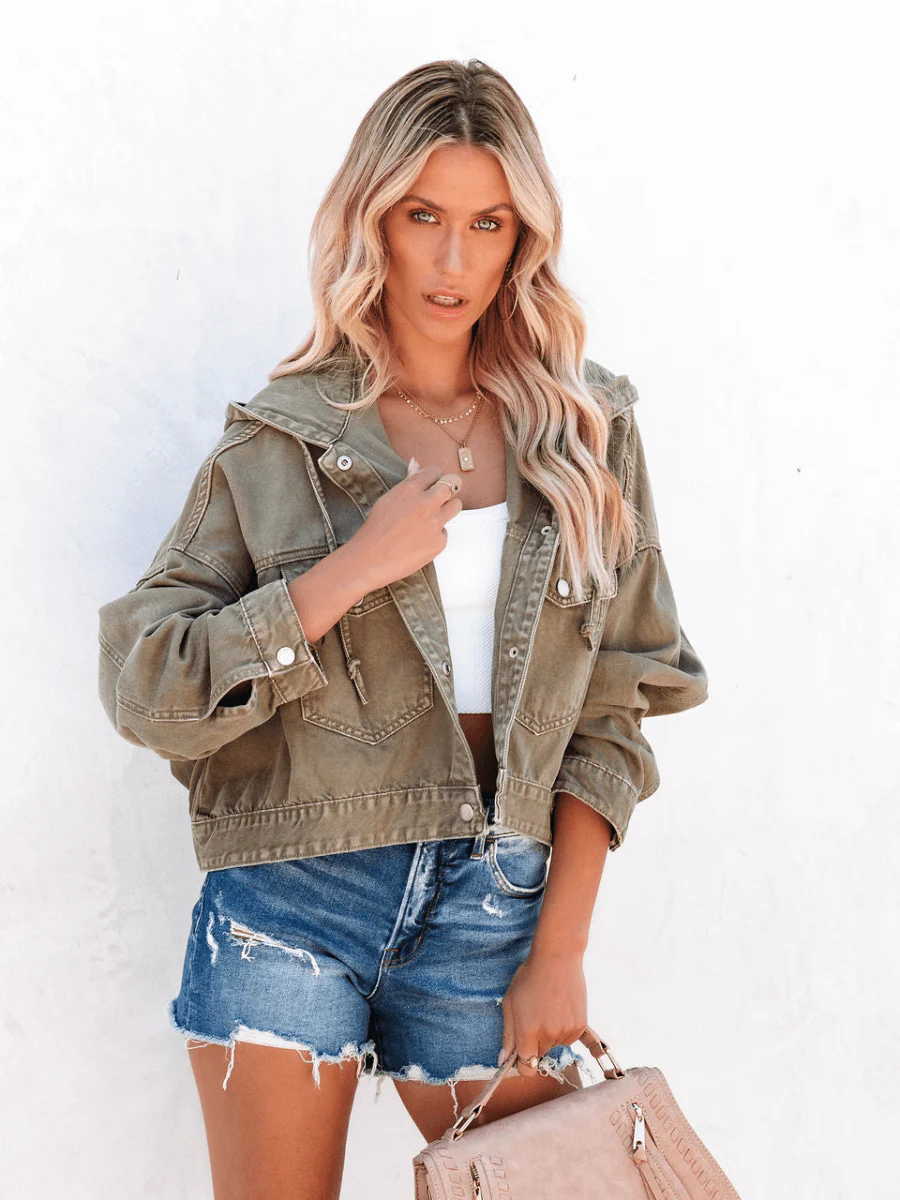 Bancroft Denim Hoodie Jacket - Image 5