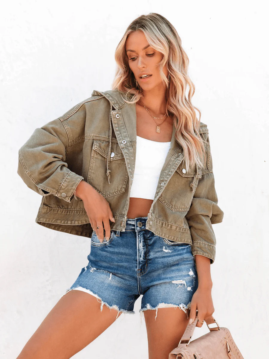 Bancroft Denim Hoodie Jacket - Image 6