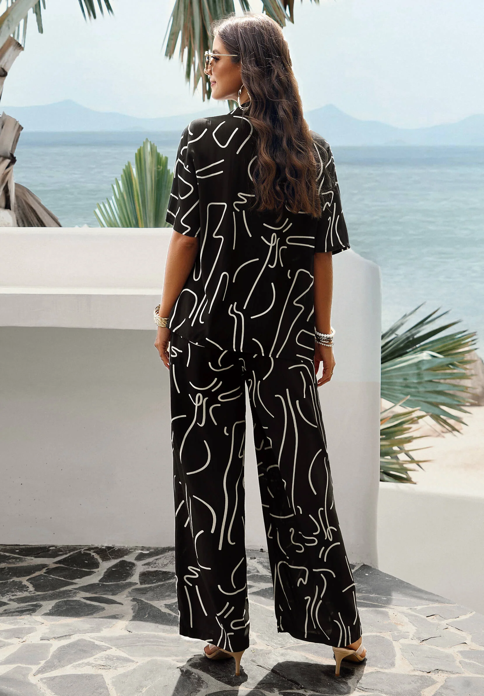 Beach Vacation Matching Set - Black - Image 3
