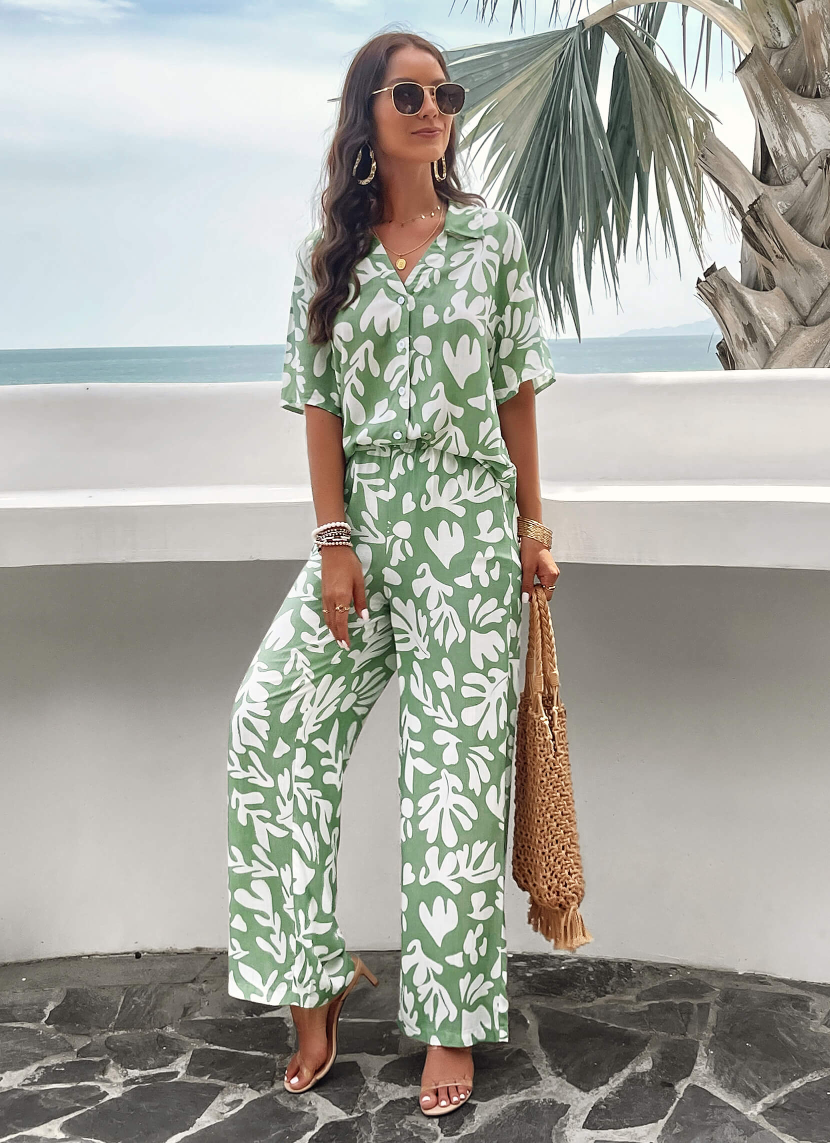 Beach Vacation Matching Set - Sage - Image 6