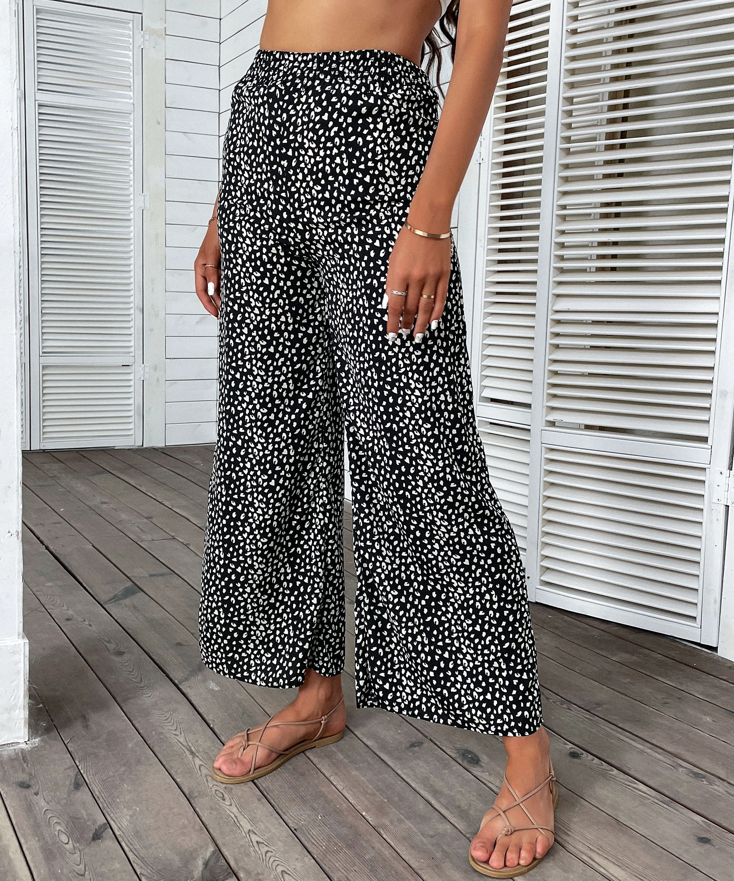 BLAKELY PANTS - BLACK PRINT - Image 4