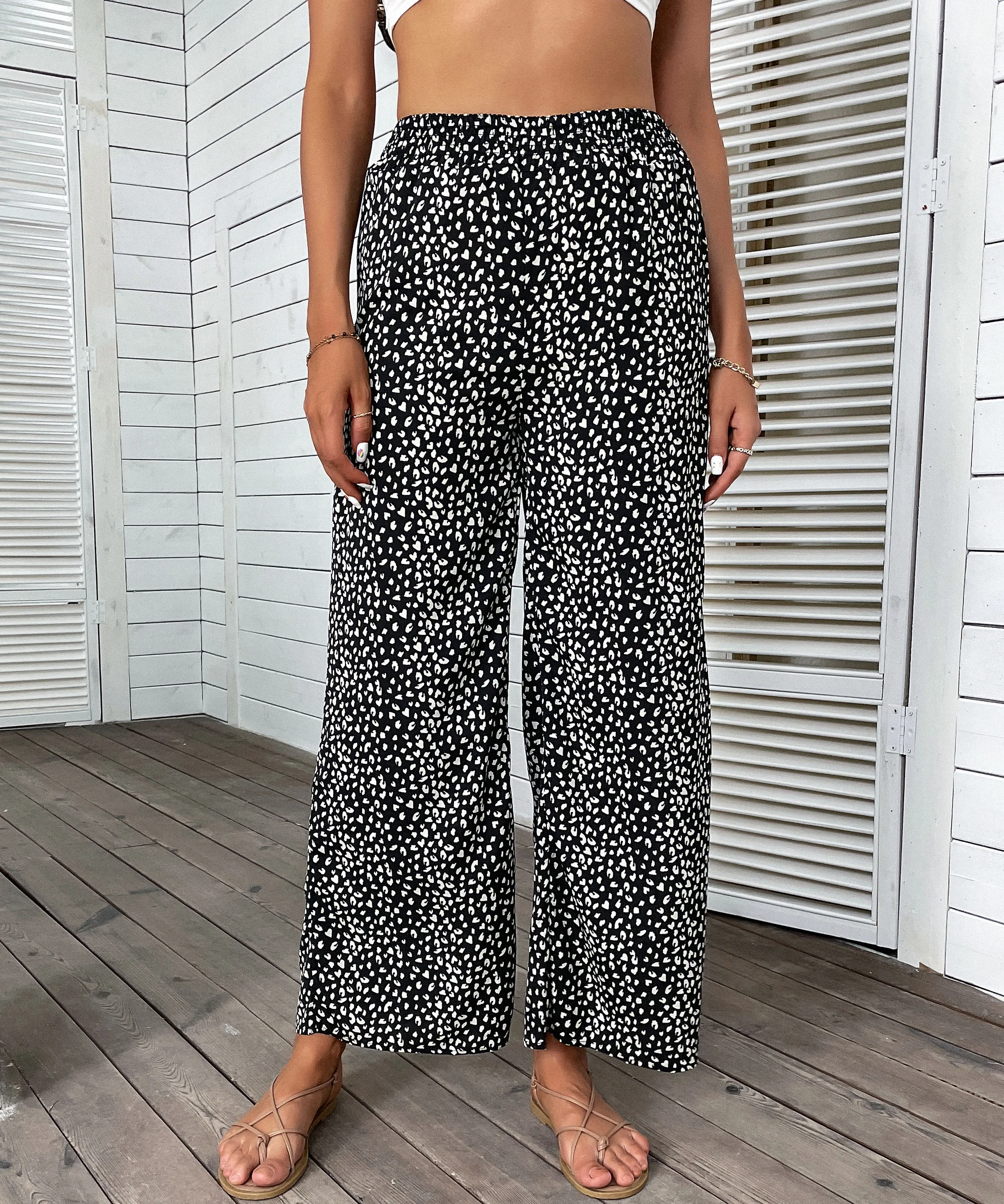 BLAKELY PANTS - BLACK PRINT - Image 6