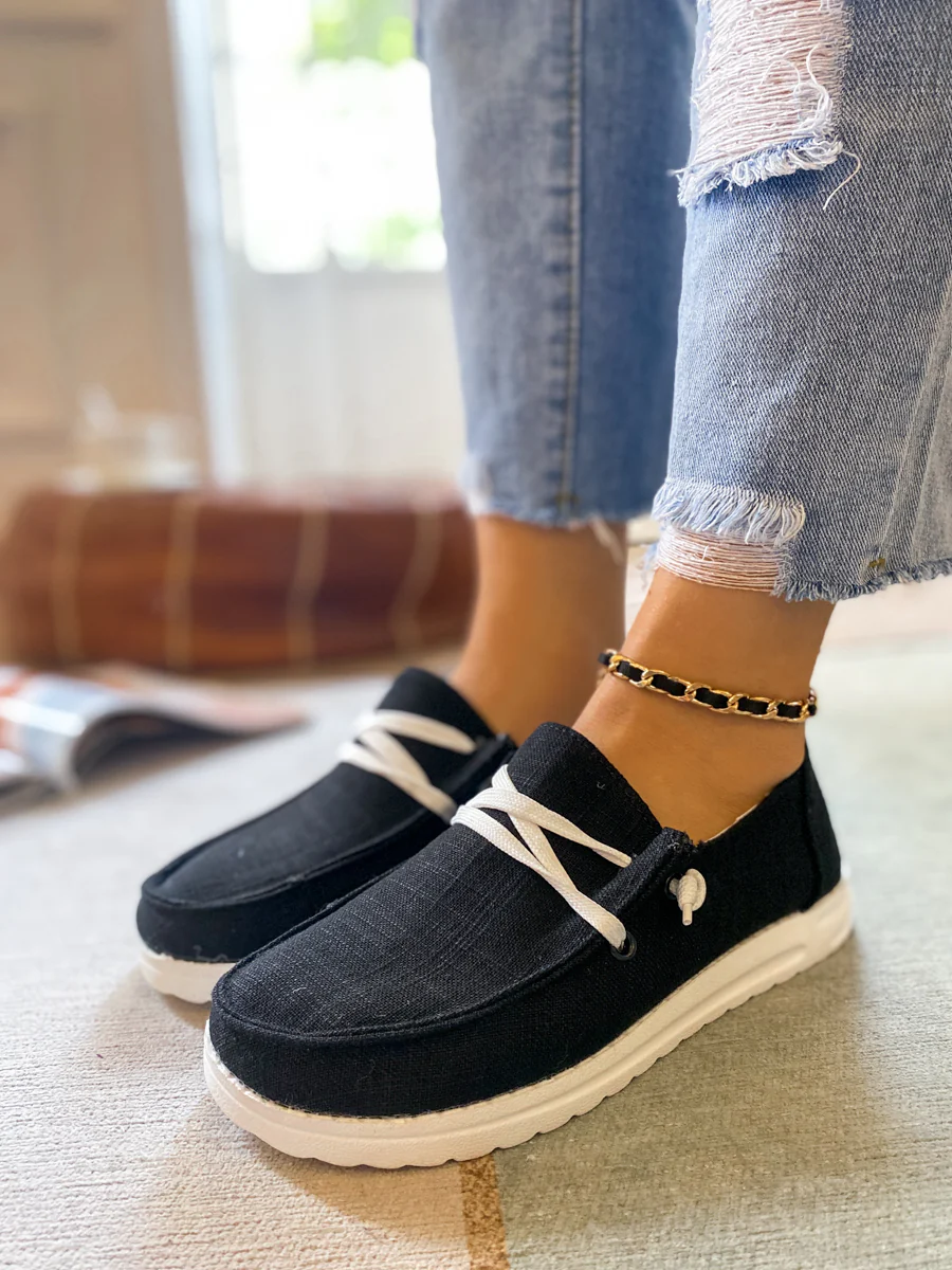 Boat Shoes Sneakers Sip On Flat Shoes - EN BLOOM - Image 2