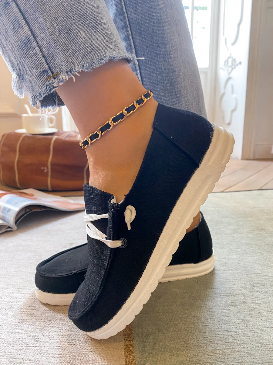 Boat Shoes Sneakers Sip On Flat Shoes - EN BLOOM - Image 4