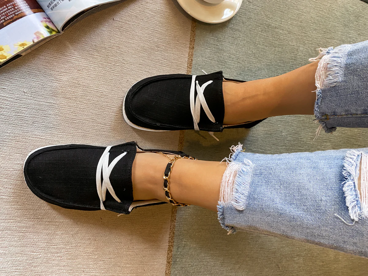 Boat Shoes Sneakers Sip On Flat Shoes - EN BLOOM - Image 6