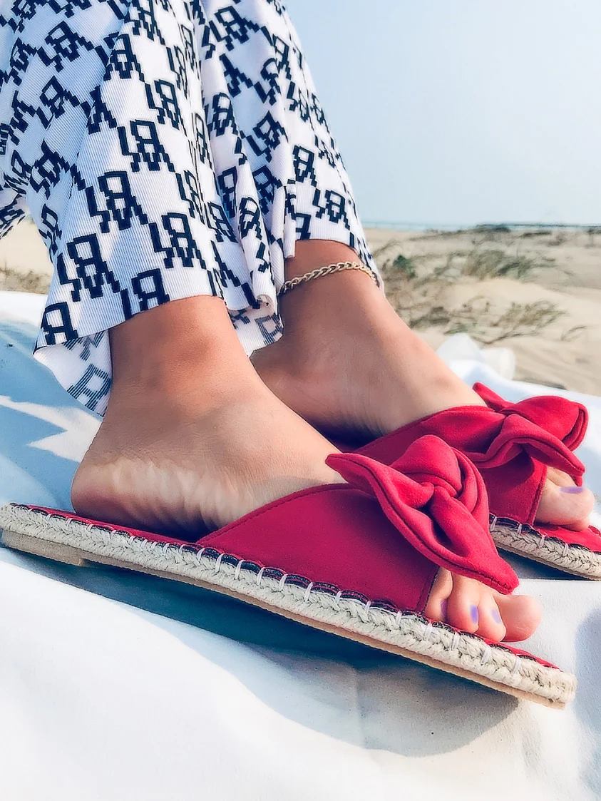 Bow-Accent Sunset Sandals - EN BLOOM - Image 6