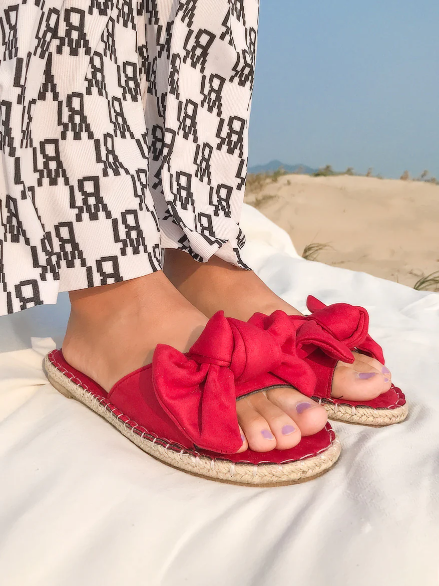 Bow-Accent Sunset Sandals - EN BLOOM - Image 7