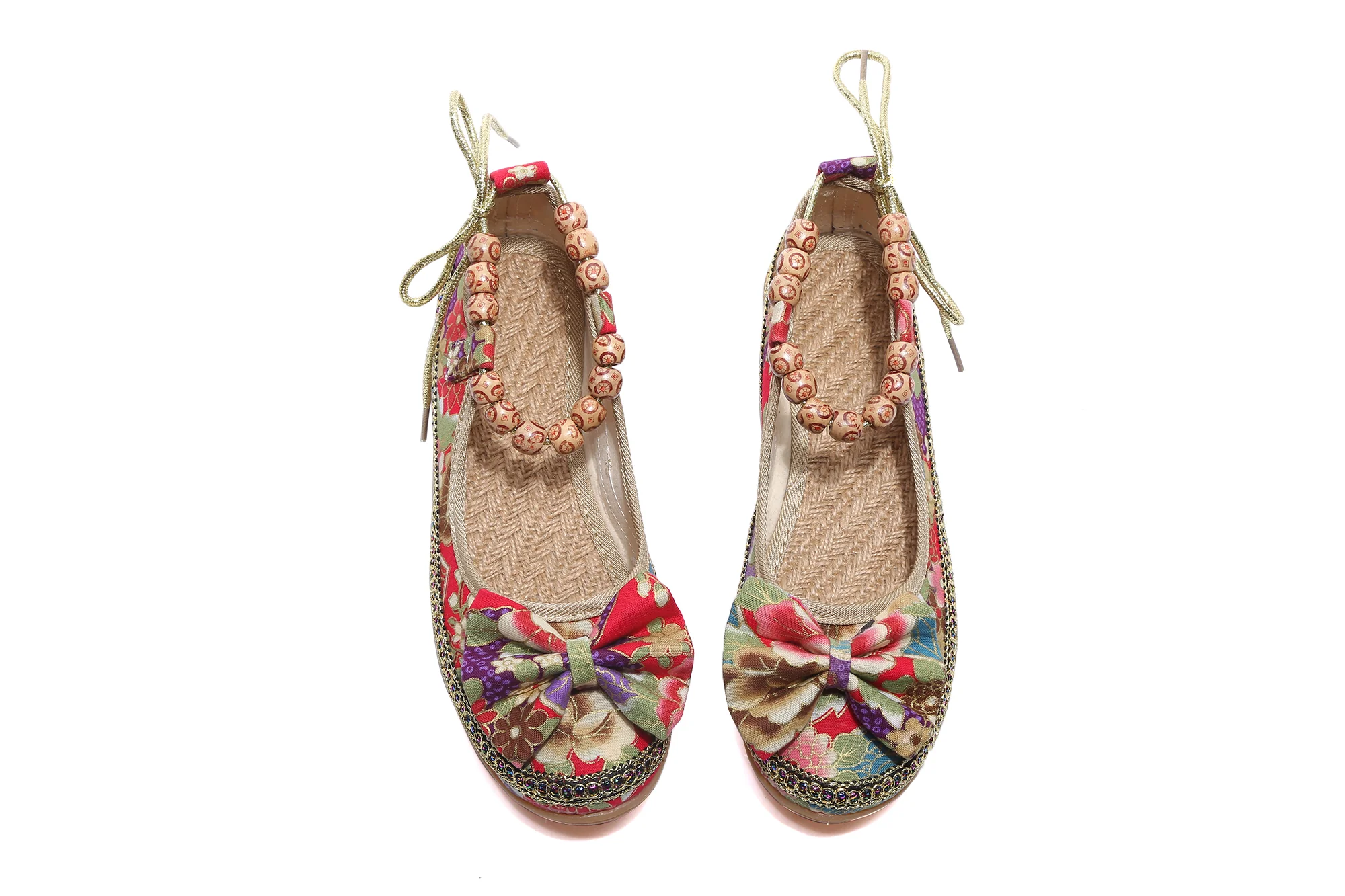 Cactus Rose | Buddha Beads Flat Loafer - Image 5