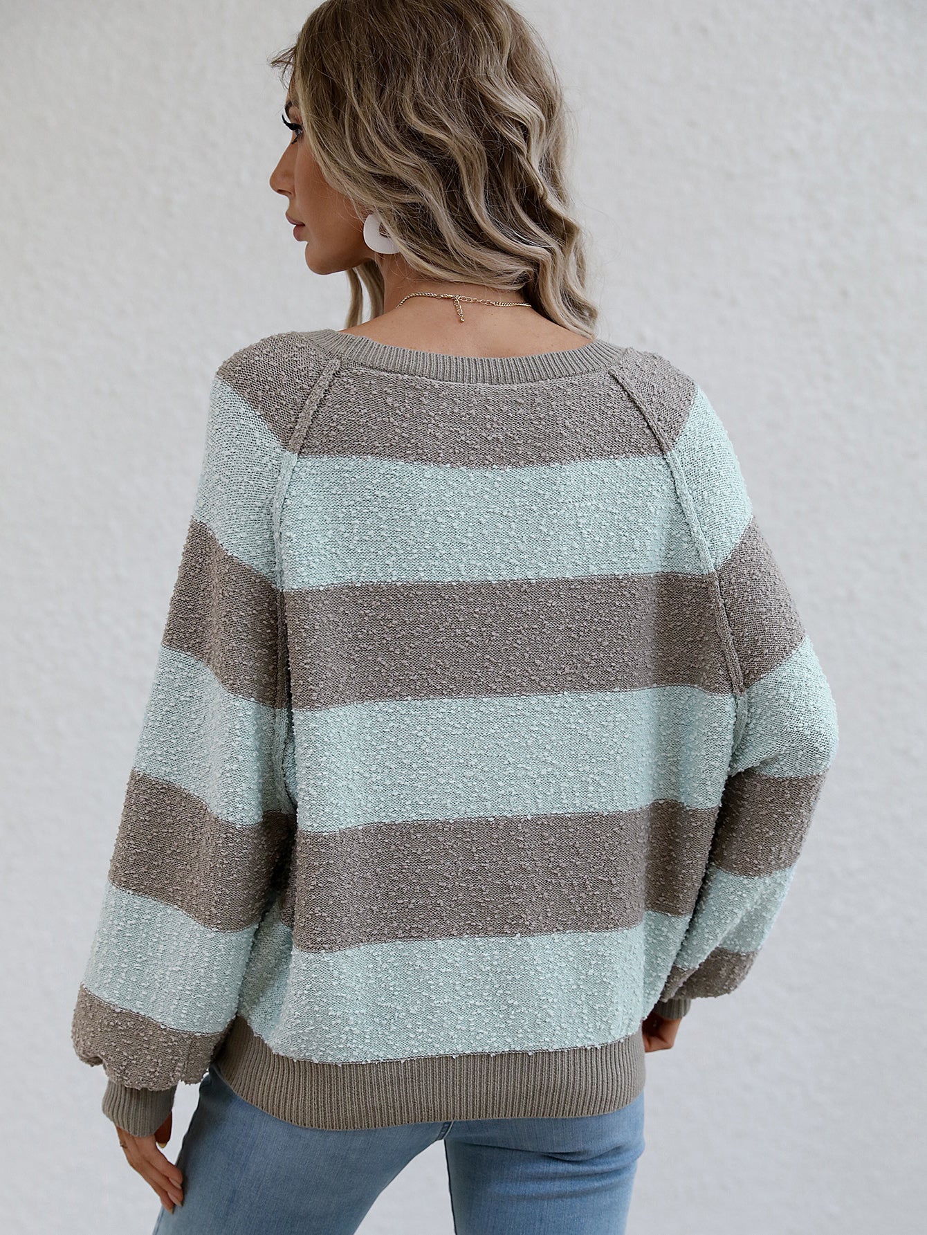 BRANDY KNIT SWEATER - GREY - Image 3