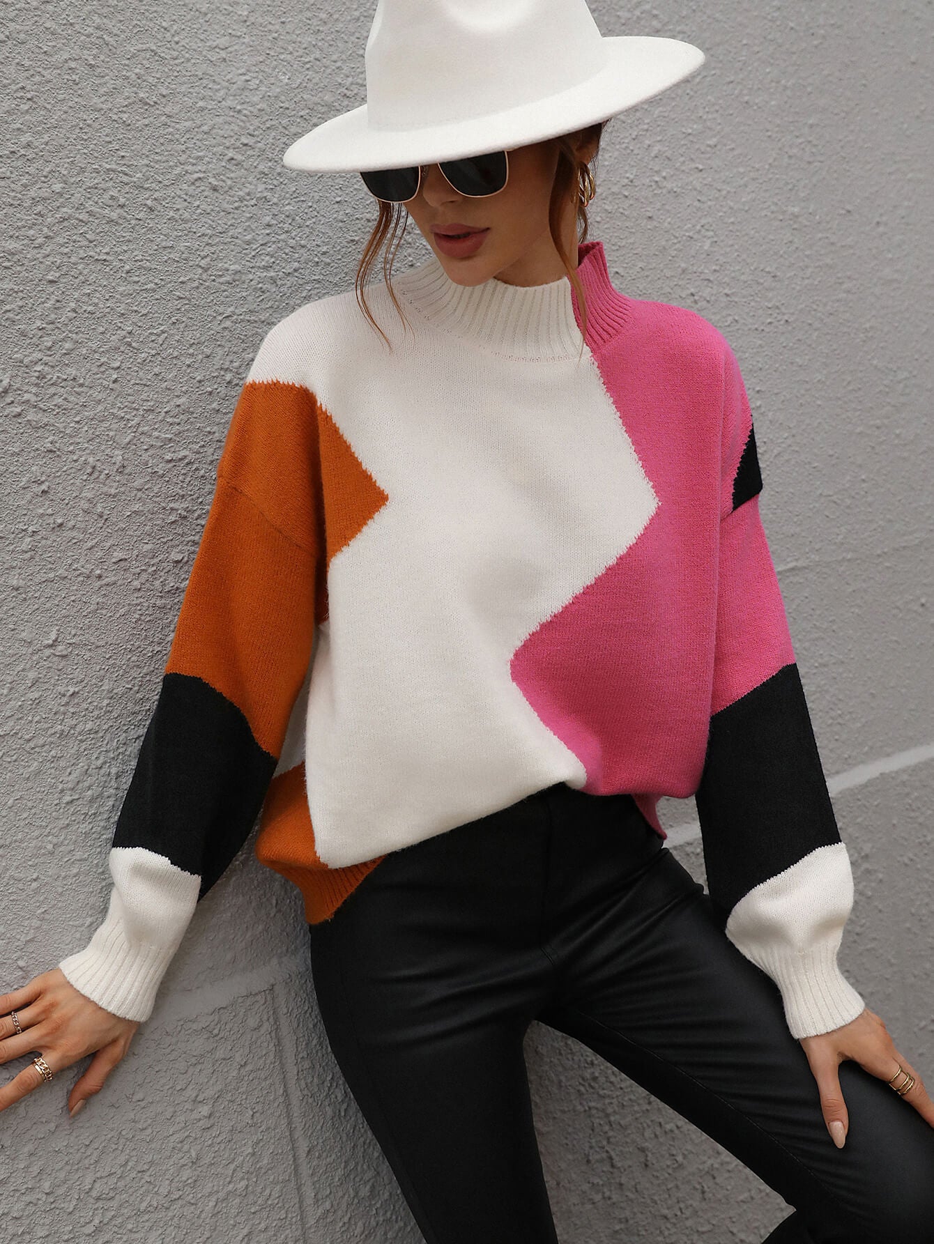BRANDY KNIT SWEATER - PINK - Image 2