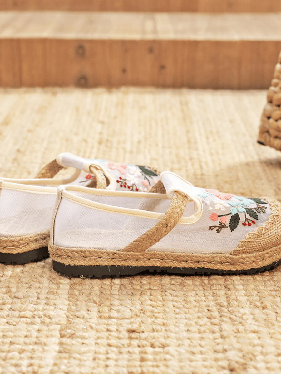 CACTUS ROSE | EMBROIDERED BLOSSOM ESPADRILLE LOAFER - Image 6