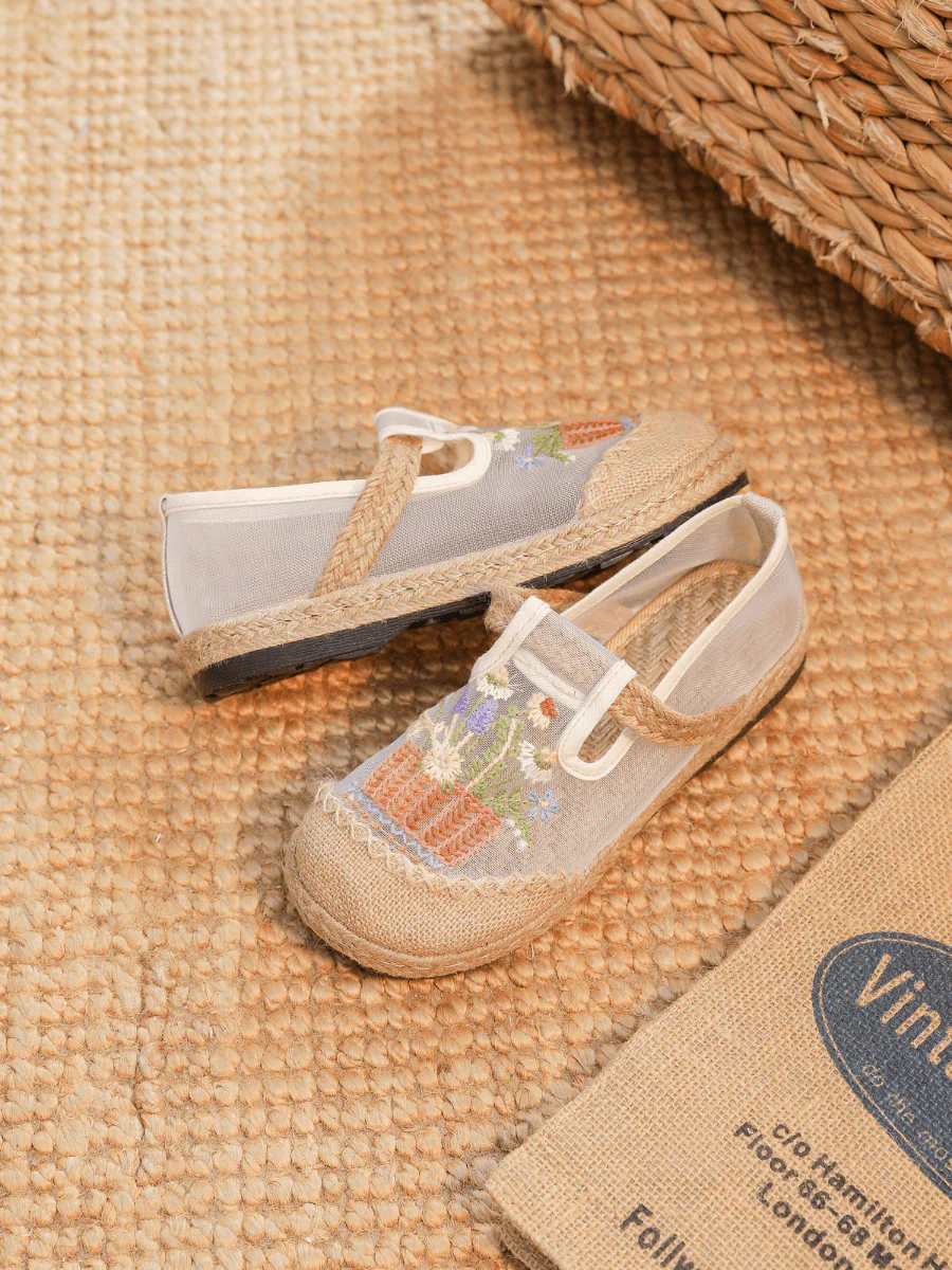 Cactus Rose | Garden Gala Embroidered Mesh Loafer - Image 8