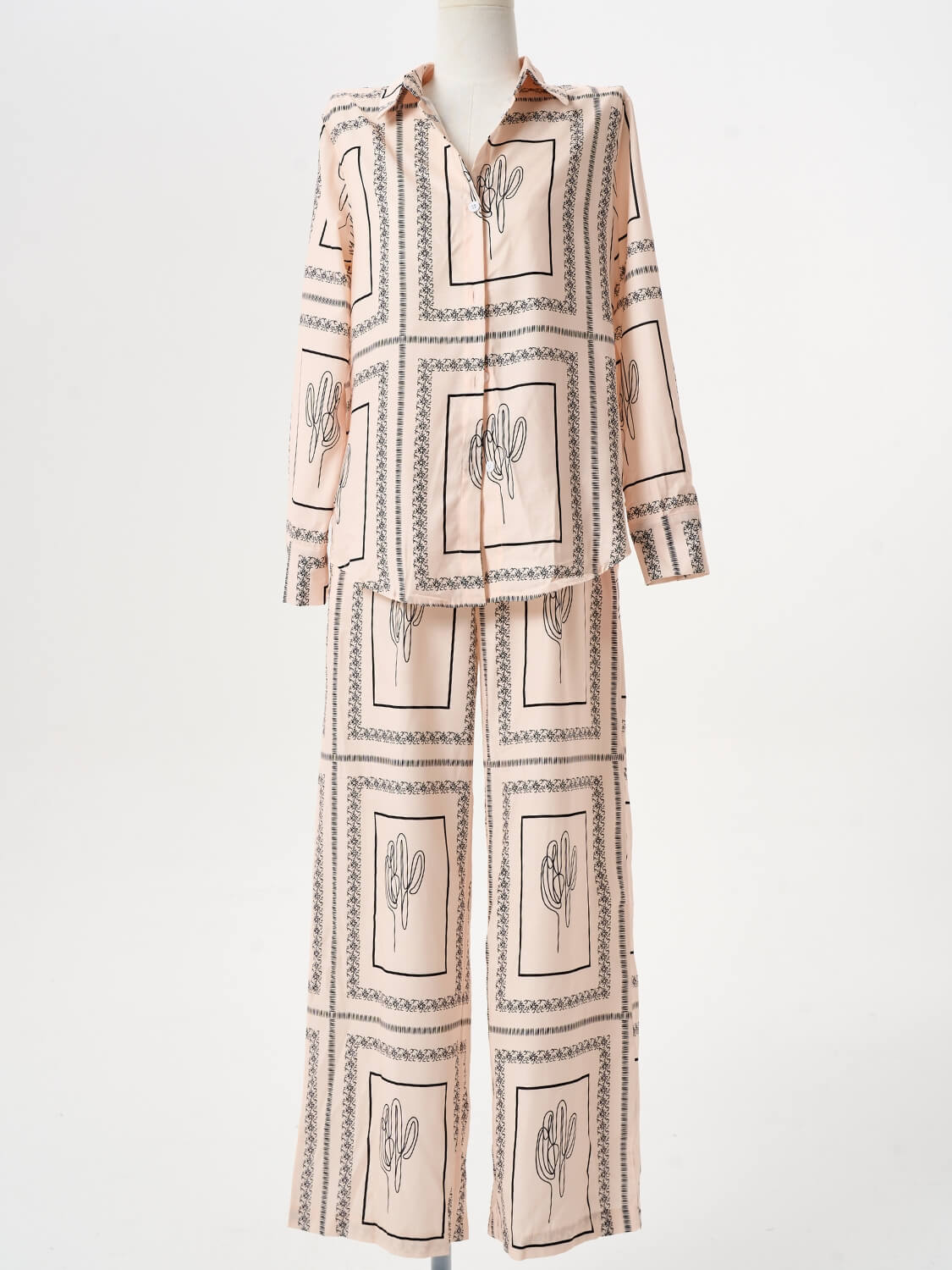 Cactus Rose Linen Blend Matching Sets - Image 5