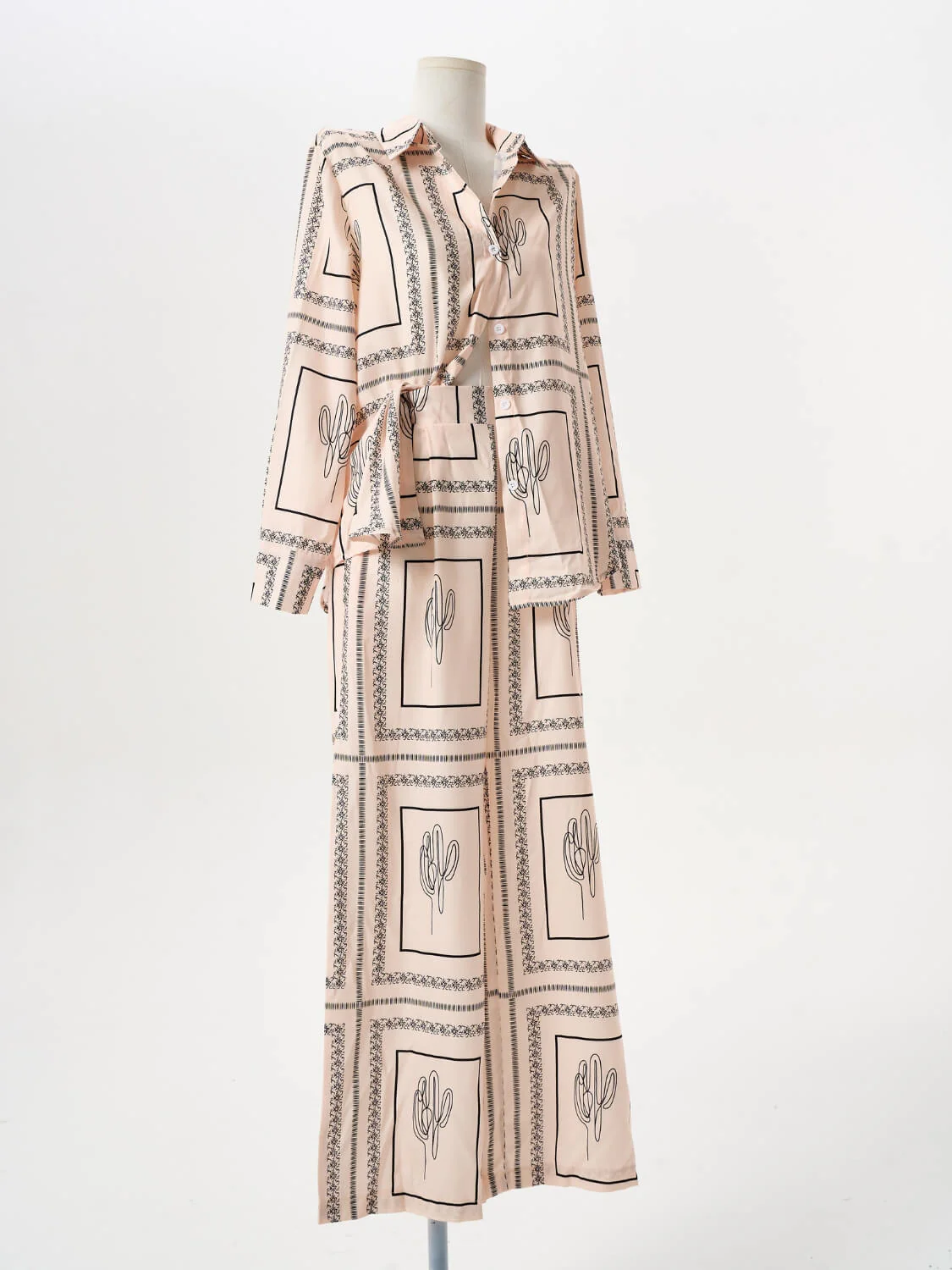 Cactus Rose Linen Blend Matching Sets - Image 6