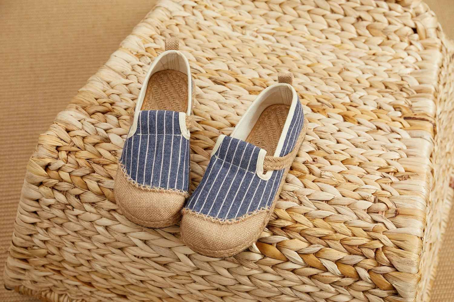 Cactus Rose |Stripe Strap-Accent Espadrilles Loafers - Women - Image 4