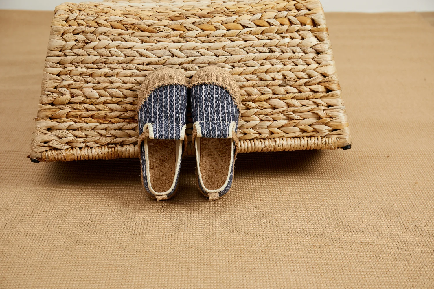 Cactus Rose |Stripe Strap-Accent Espadrilles Loafers - Women - Image 5