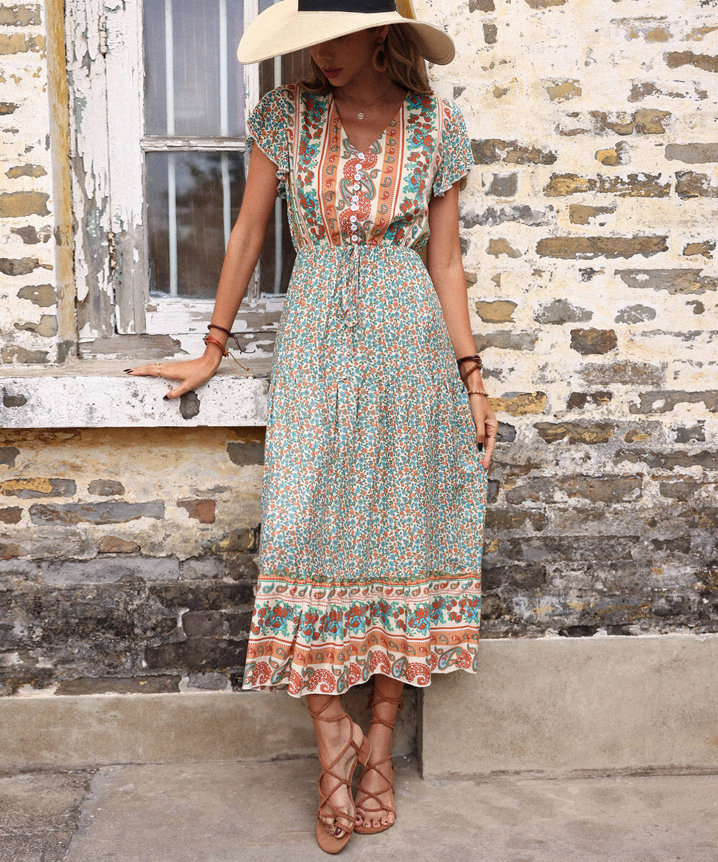 CADENA MAXI DRESS - GREEN - Image 4
