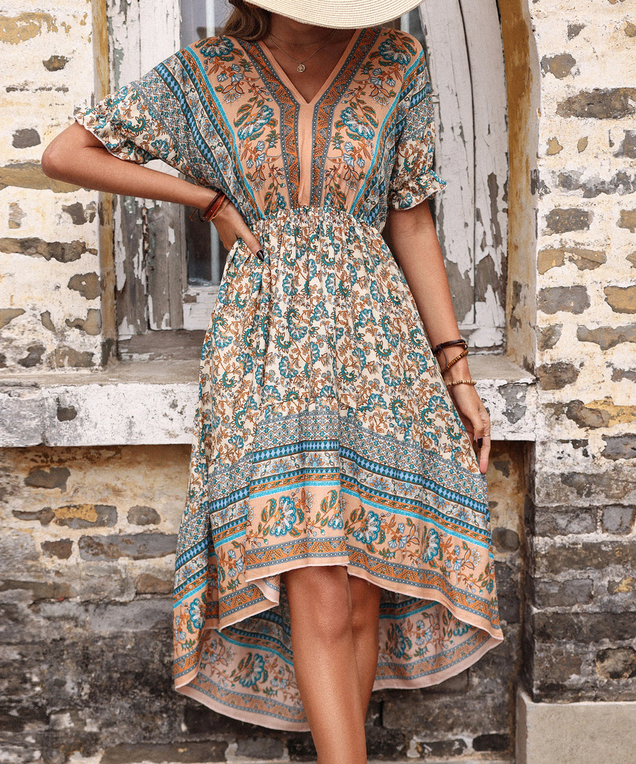 CADENA MIDI DRESS - APRICOT - Image 7