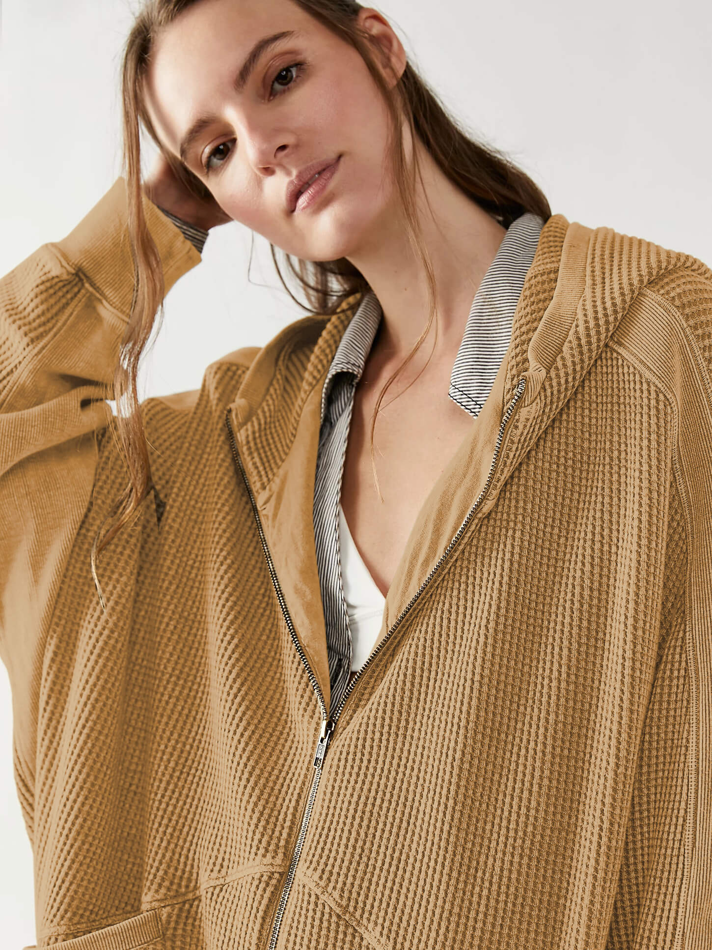 Campfire Hoodie Jacket - Mocha - Image 5
