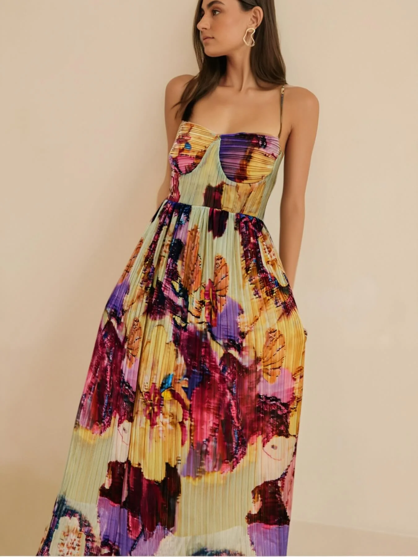 Chai Bloom Multi Maxi Dress - Image 3