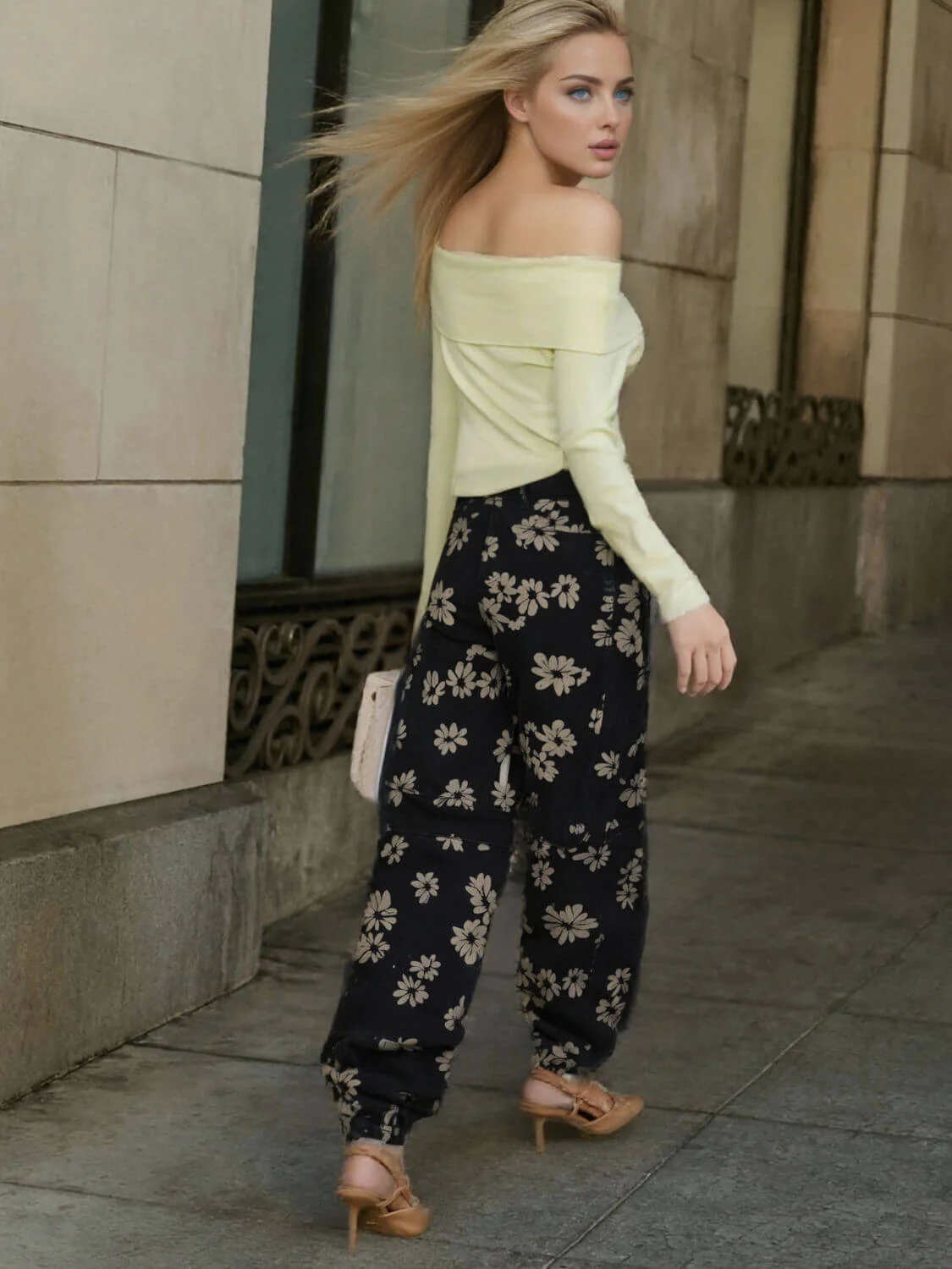 Classic Mid Waisted Barrel Jeans - black - Image 3