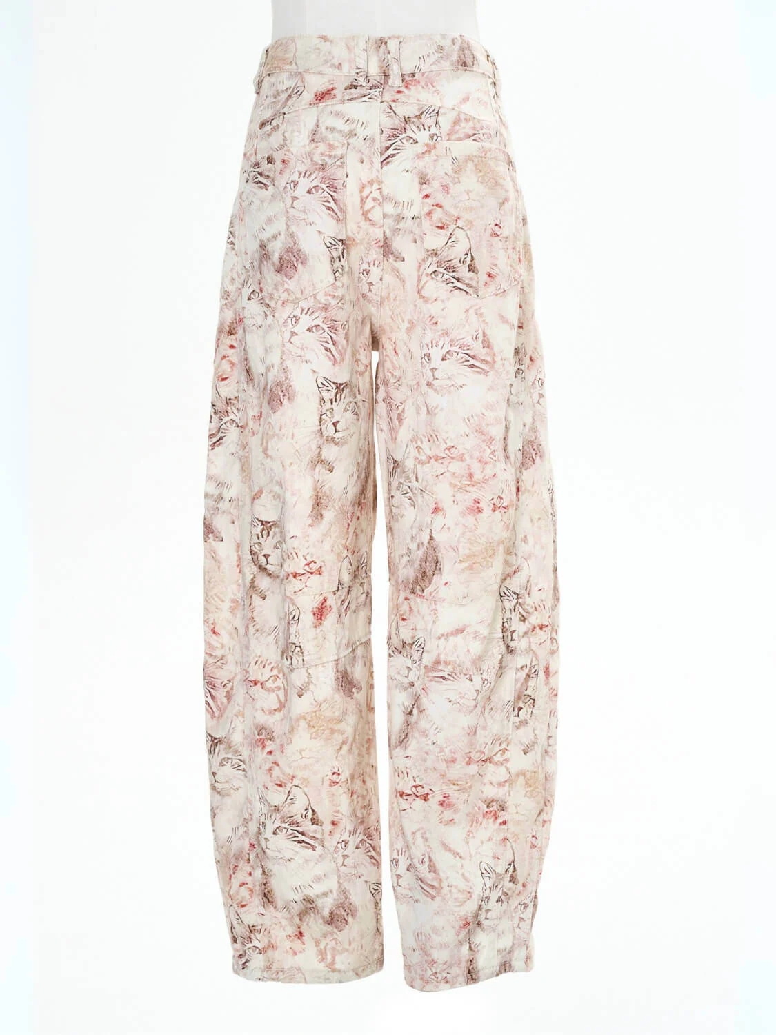 Classic Mid Waisted Barrel Jeans - Pink - Image 10