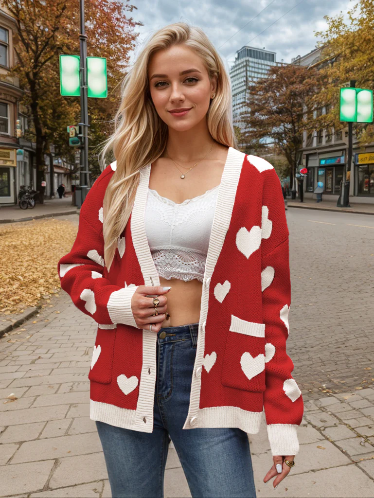 Close to Heart Button Down Relaxed Cardigan - Image 2