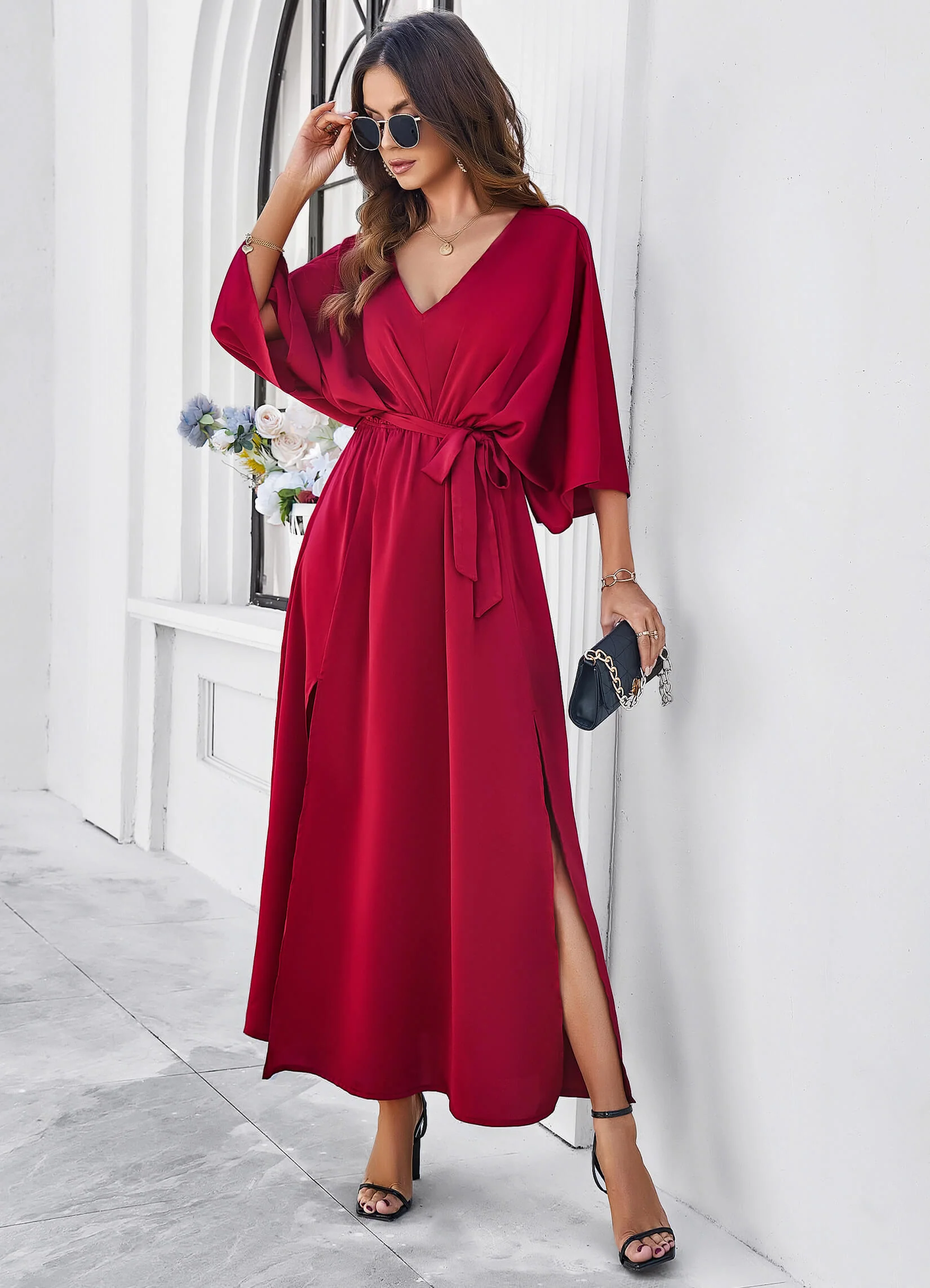 Coast Away Kimono Maxi Dress - Image 11