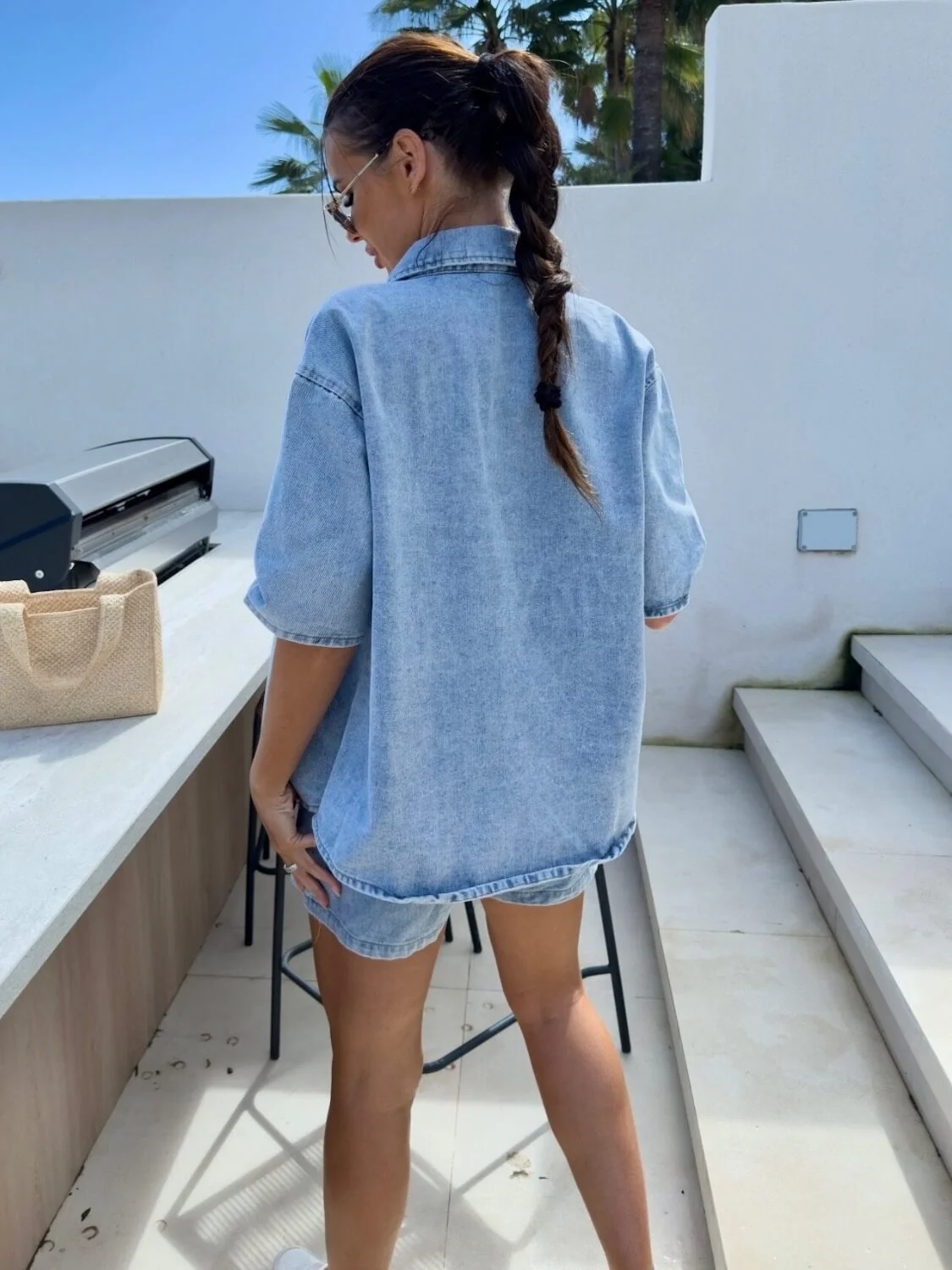 Cool Again Denim Matching Sets - blue - Image 6