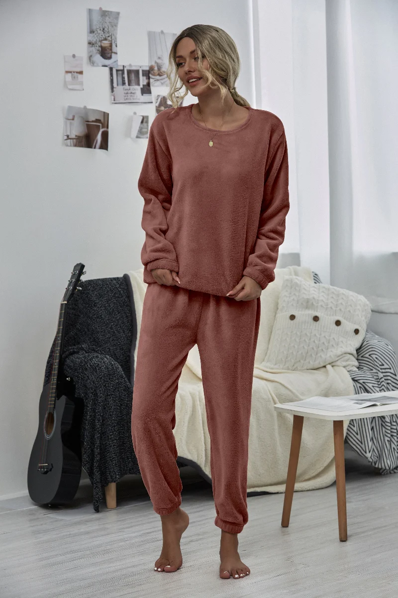 Smaibulun | Brick Crewneck Sweatshirt & Joggers - Image 6