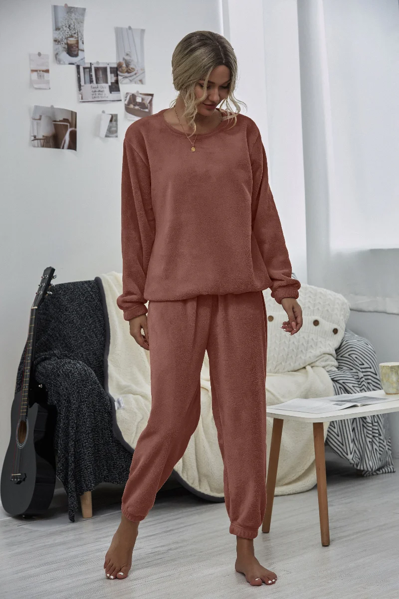 Smaibulun | Brick Crewneck Sweatshirt & Joggers - Image 7
