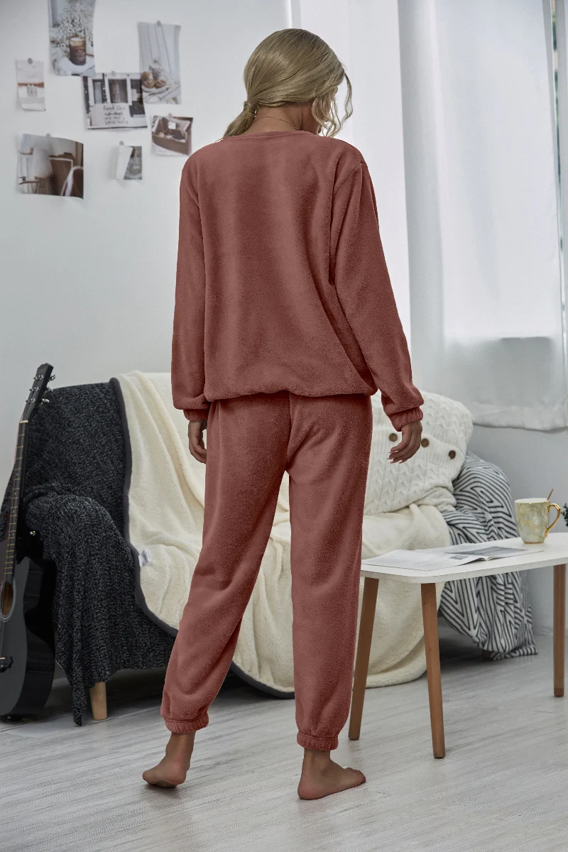 Smaibulun | Brick Crewneck Sweatshirt & Joggers - Image 8