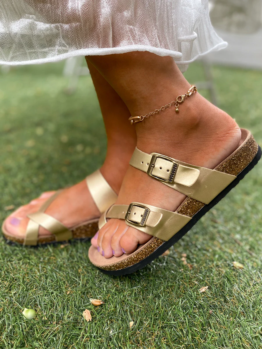 Crisscross Double-Buckle Sandals - Maibulun - Image 3