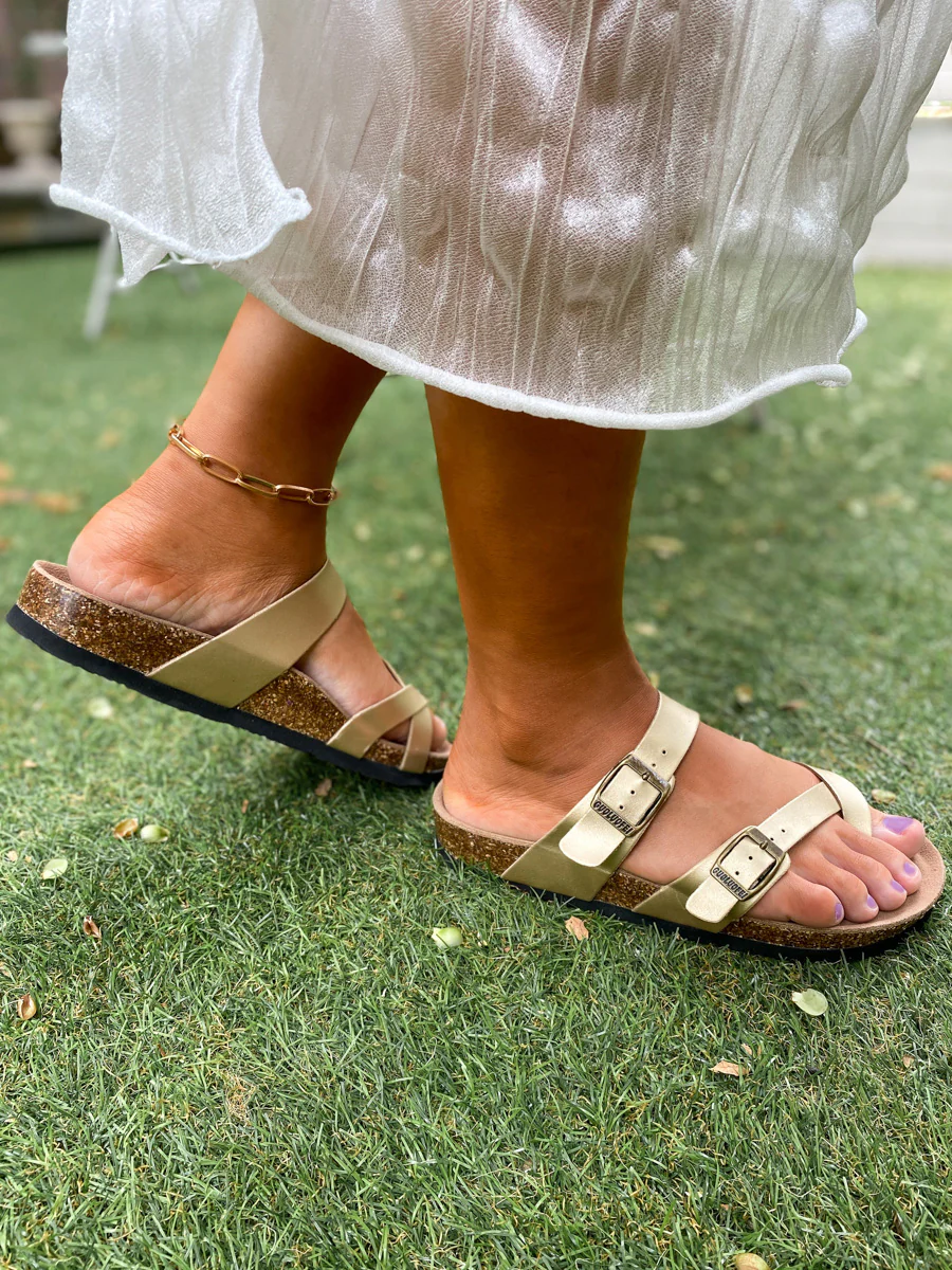 Crisscross Double-Buckle Sandals - Maibulun - Image 4