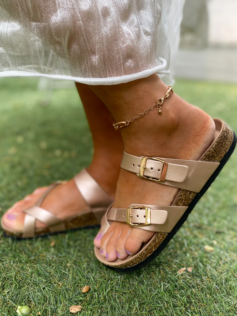 Crisscross Double-Buckle Sandals - Maibulun - Image 7