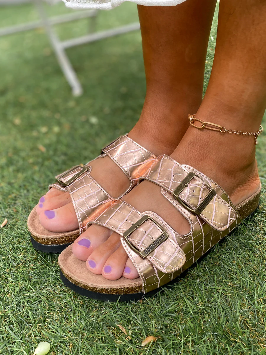 Croc Double-Buckle-up Sandals - Maibulun - Image 5