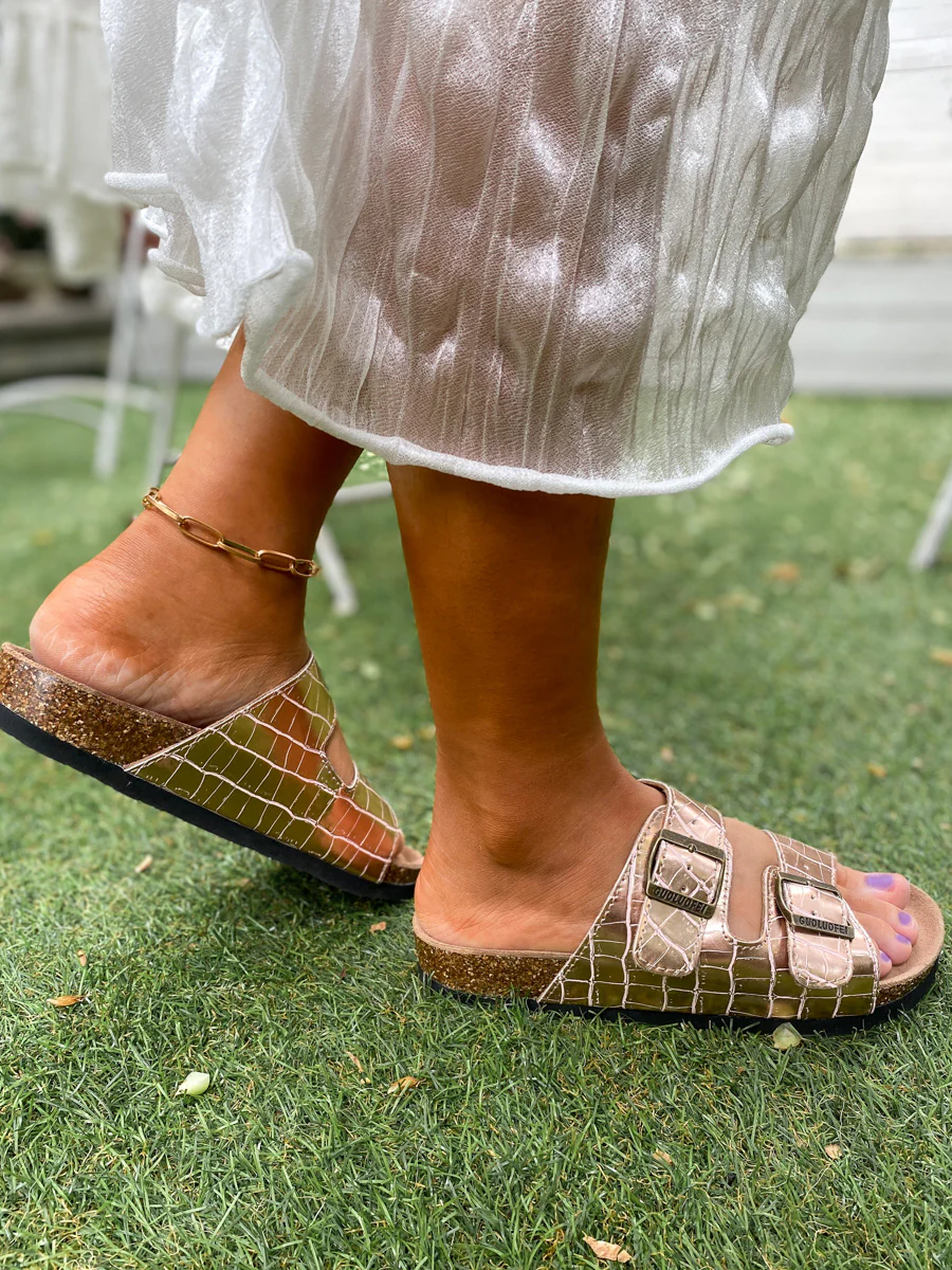 Croc Double-Buckle-up Sandals - Maibulun - Image 8