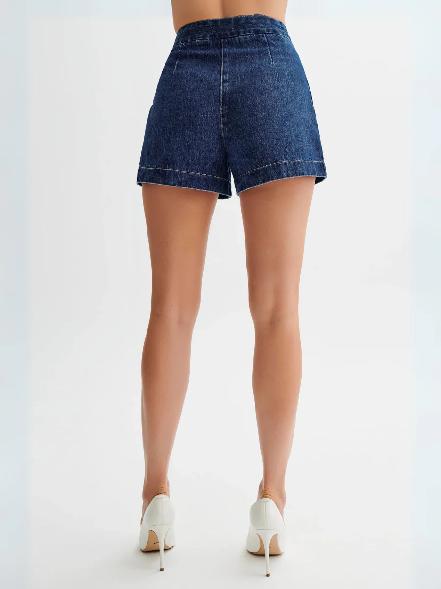 Dallas Button Front Denim Matching Sets - denim - Image 10