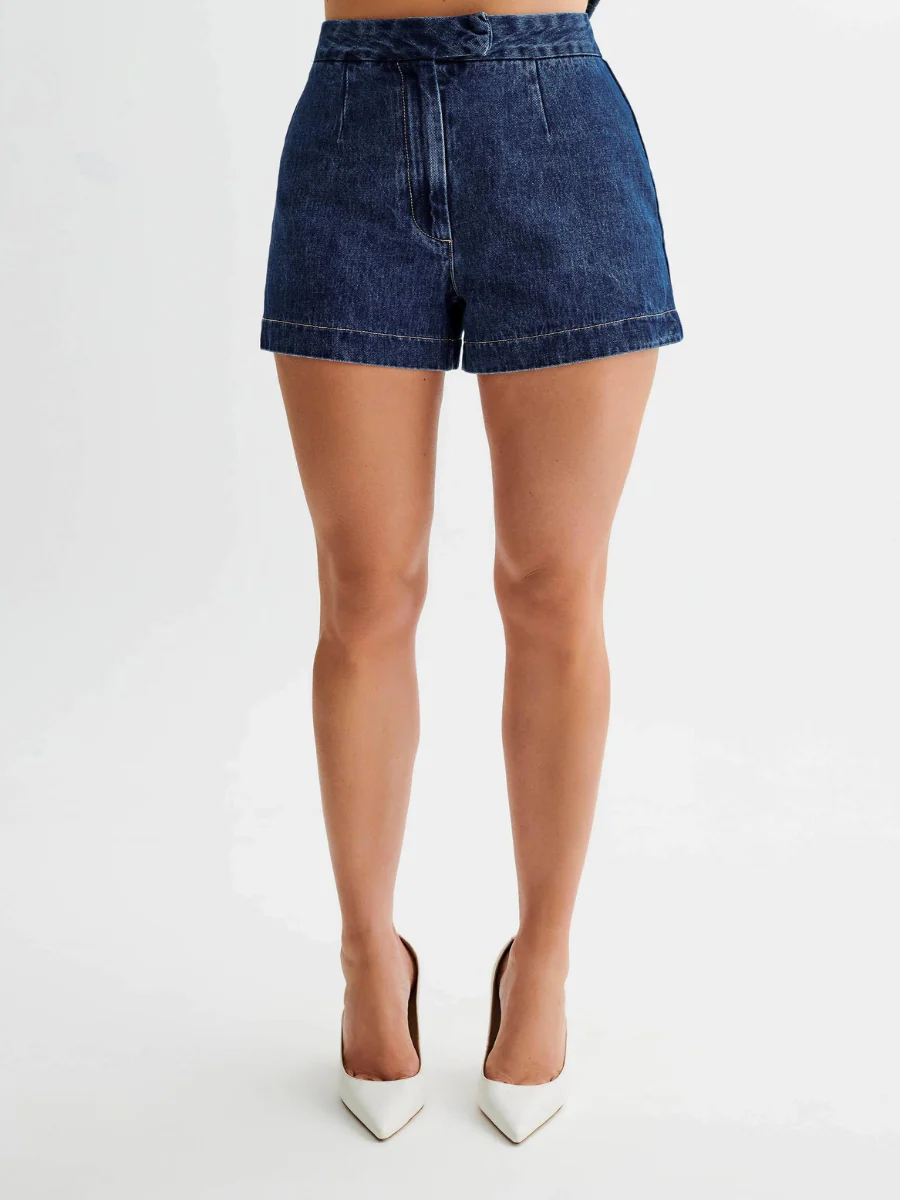 Dallas Button Front Denim Matching Sets - denim - Image 7