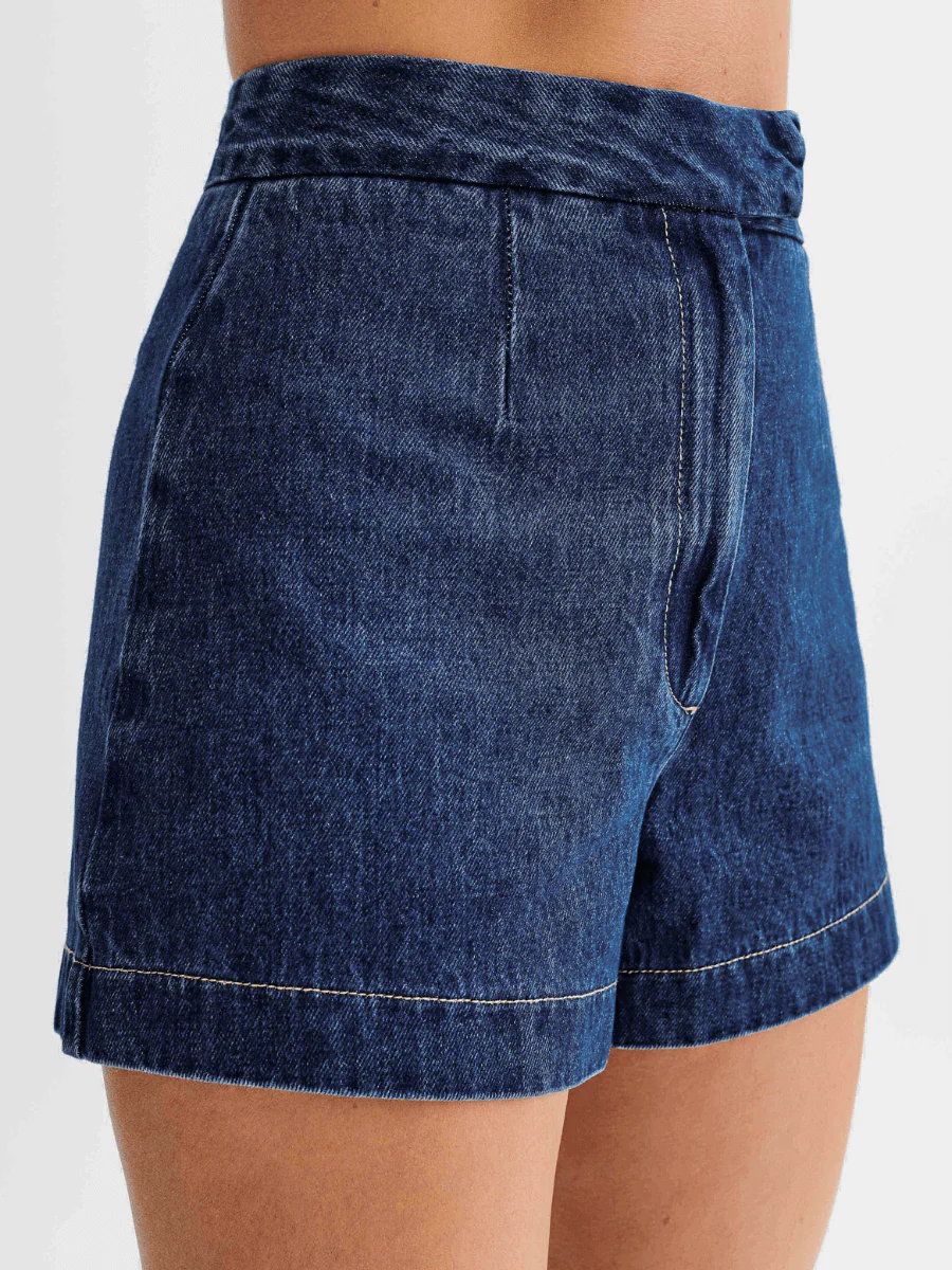 Dallas Button Front Denim Matching Sets - denim - Image 9