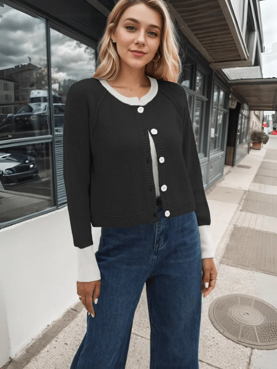 Dayla Comfort Front Button Cardigan - Image 9