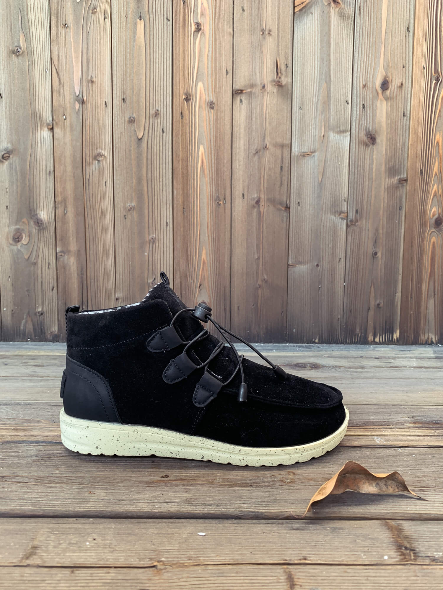 En Bloom | NIRVANA Bungee Lace-Up Casual Sneaker - Black - Image 6