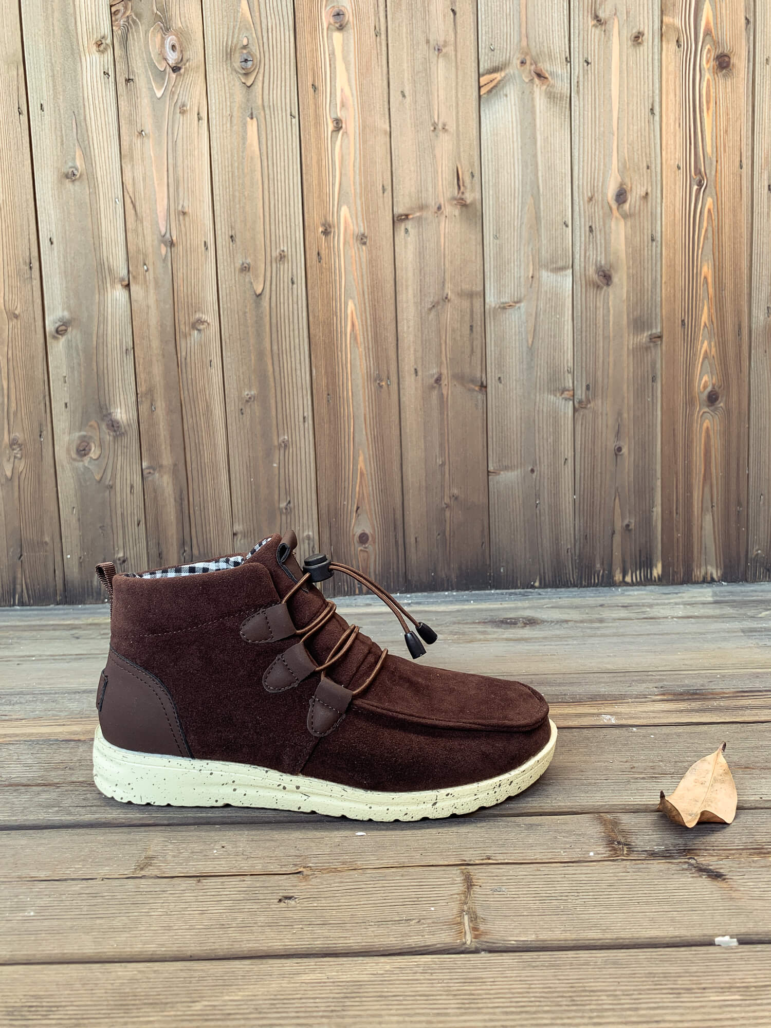 En Bloom | NIRVANA Bungee Lace-Up Sneaker Boot - Coffee - Image 7
