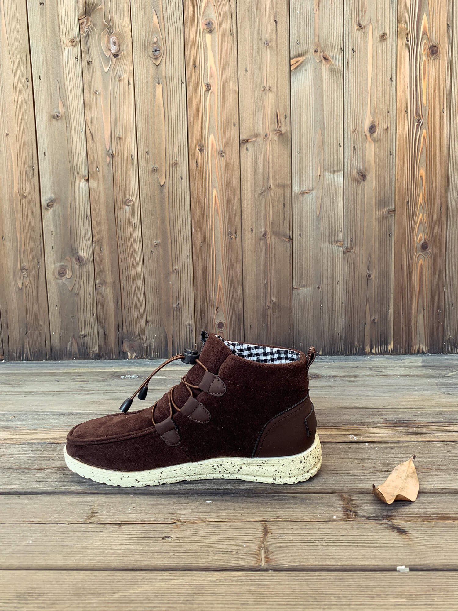 En Bloom | NIRVANA Bungee Lace-Up Sneaker Boot - Coffee - Image 9
