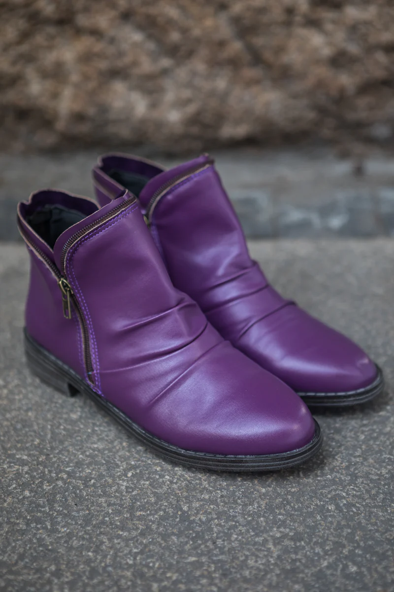 En Bloom | Ruched Ankle Boot - Image 4